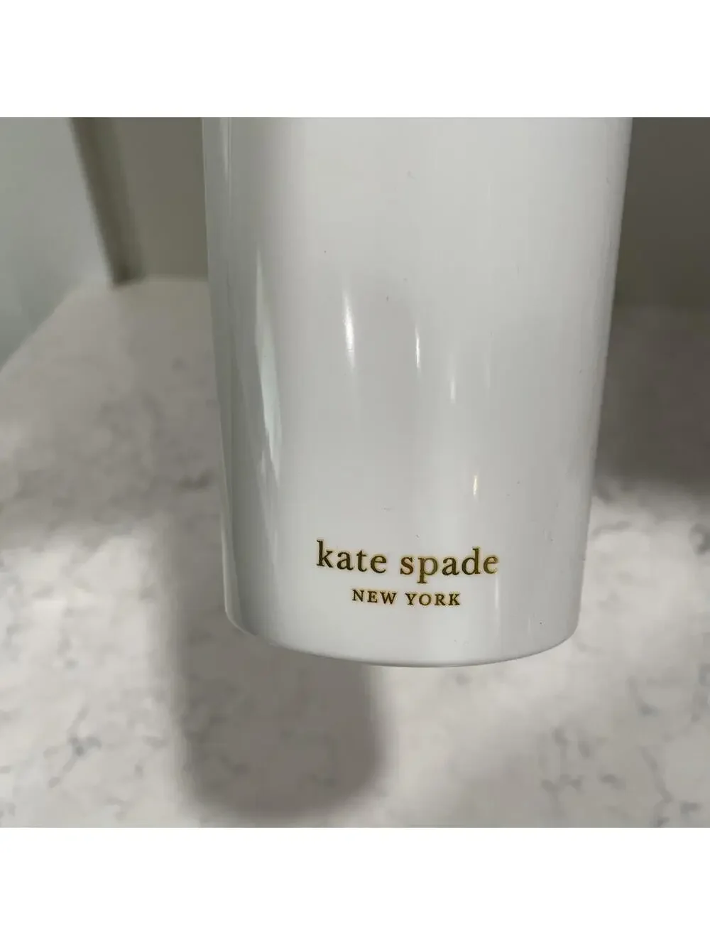 Kate Spade New York Miss To Mrs Tumbler Bachelorette w/ Lid & Straw 20 oz. NWOT